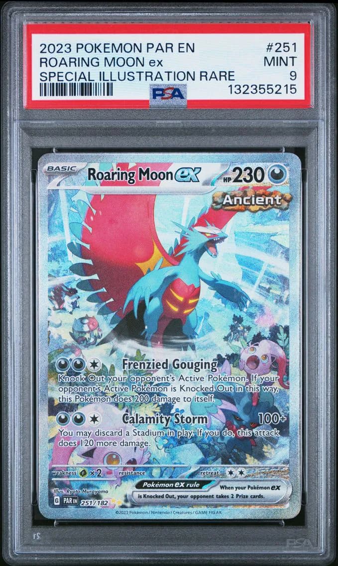 Roaring Moon EX, Paradox Rift, PSA 9