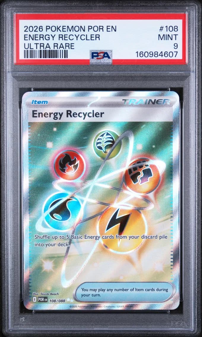 Energy Recycler, Perfect Order, PSA 9
