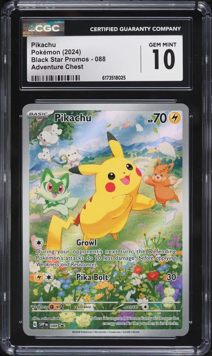 Pikachu, Black Star Promos - Scarlet & Violet SVP EN, CGC 10