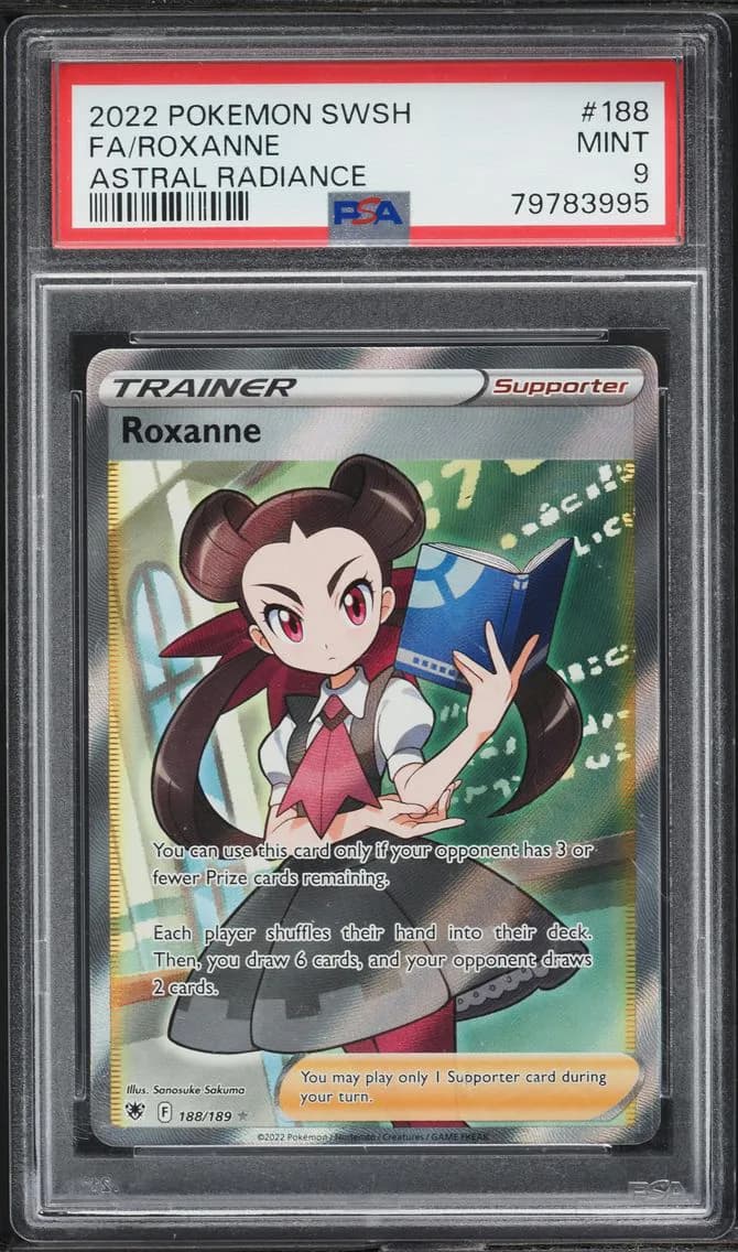 Roxanne, Sword & Shield Astral Radiance, PSA 9