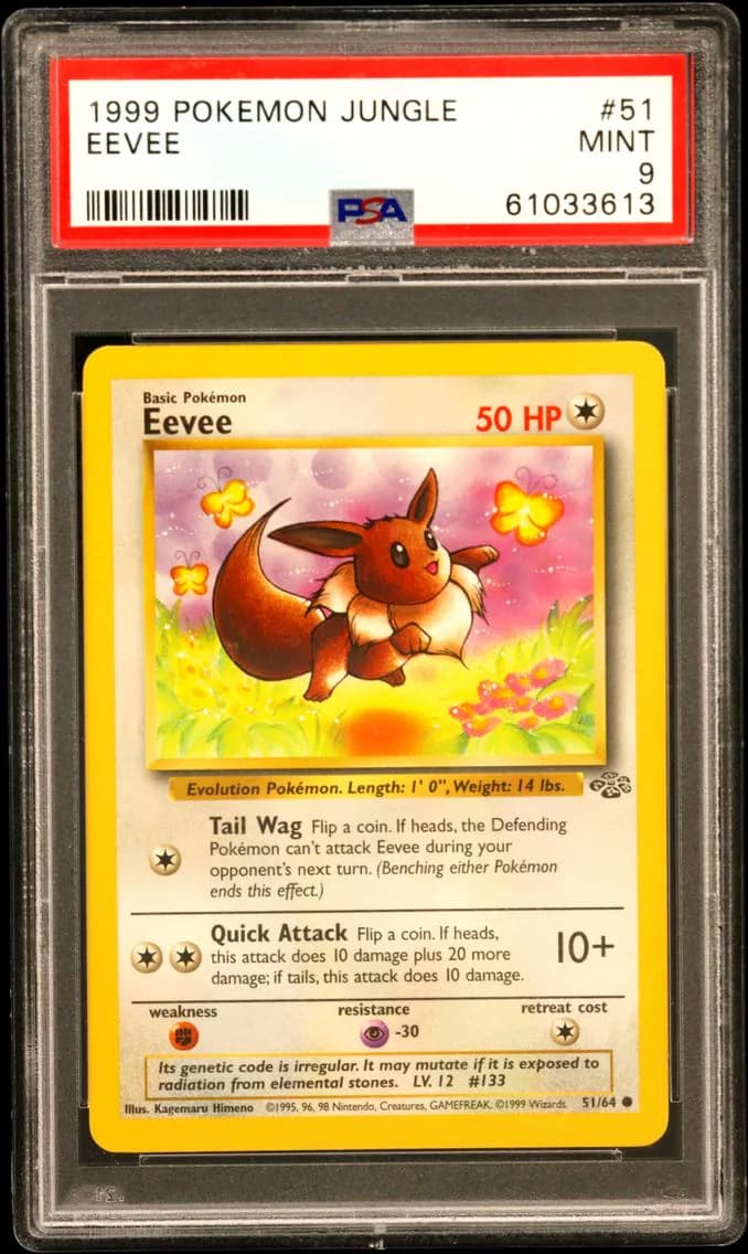 Eevee, Jungle, PSA 9