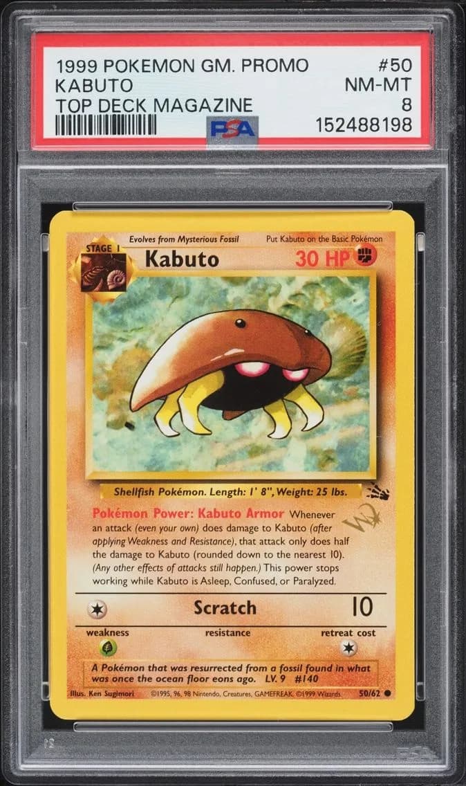 Kabuto, Game Promo, PSA 8