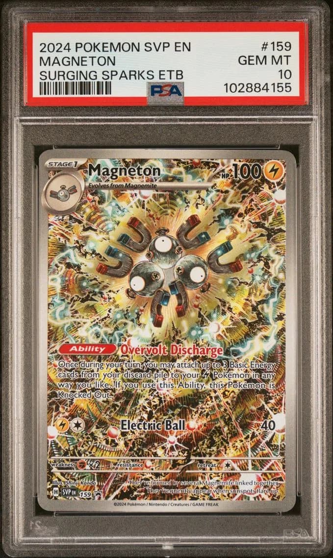 Magneton, SV Black Star Promo, PSA 10