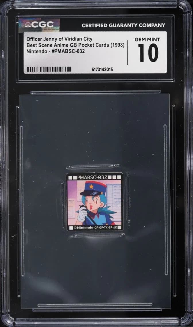 Viridian City, Pokémon Anime GB Pocket (PMABSC Green Back) - Japanese, CGC 10