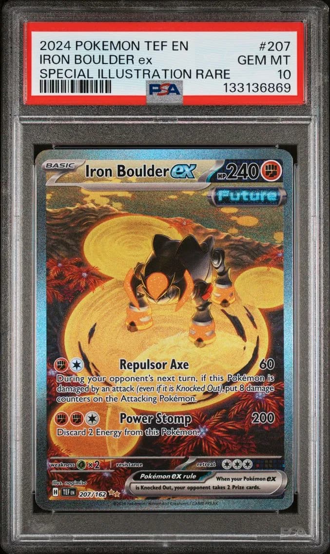 Iron Boulder EX, Temporal Forces, PSA 10