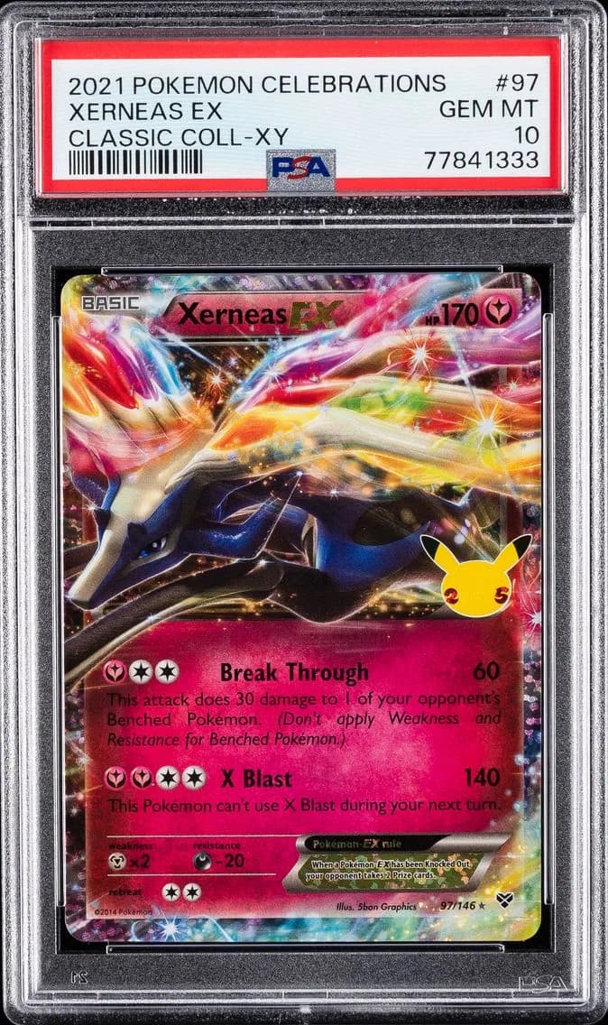 Xerneas EX, Celebrations Classic Collection, PSA 10