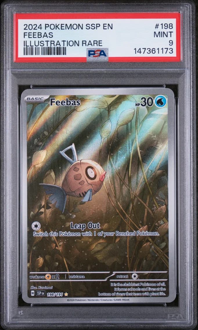 Feebas, Surging Sparks, PSA 9