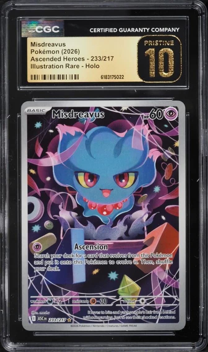 Misdreavus, Ascended Heroes, CGC 10