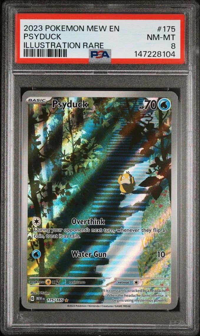 Psyduck, 151, PSA 8