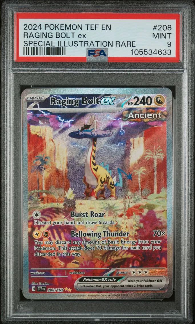 Raging Bolt EX, Temporal Forces, PSA 9