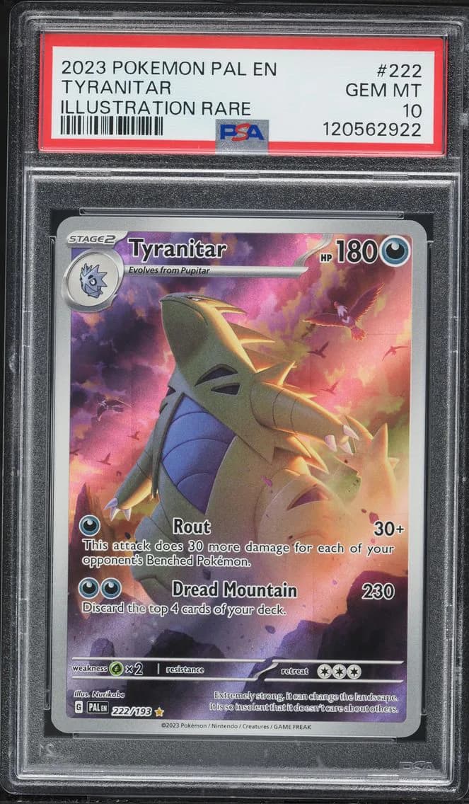 Tyranitar, Paldea Evolved, PSA 10