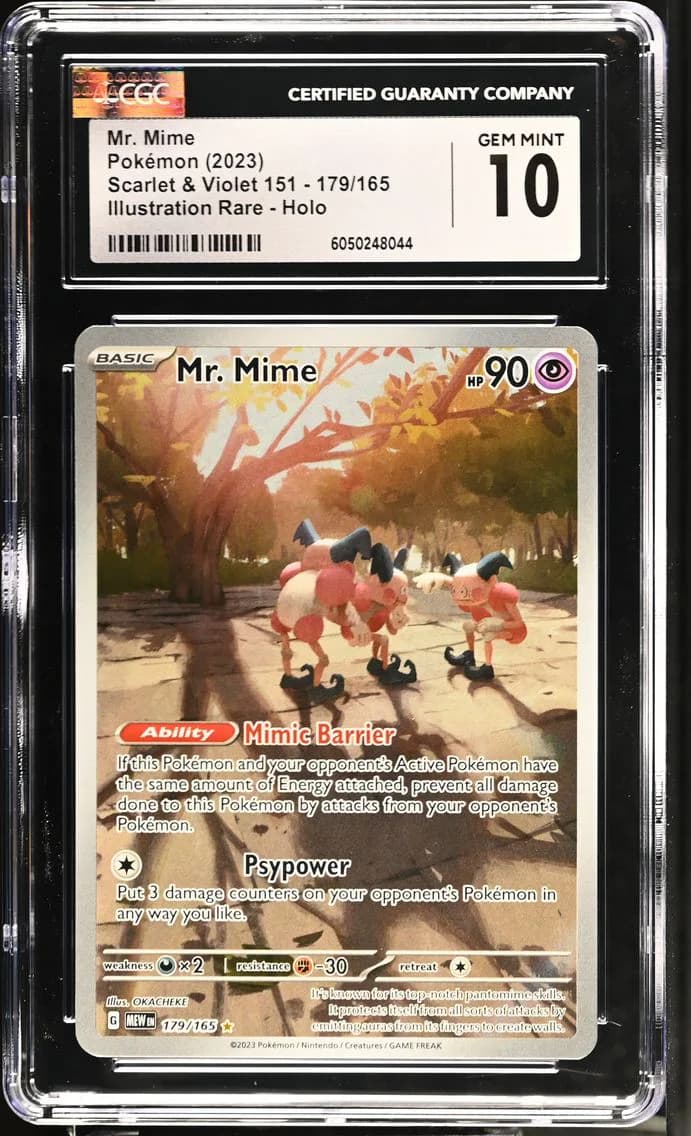 Mr. Mime, Scarlet & Violet 151, CGC 10