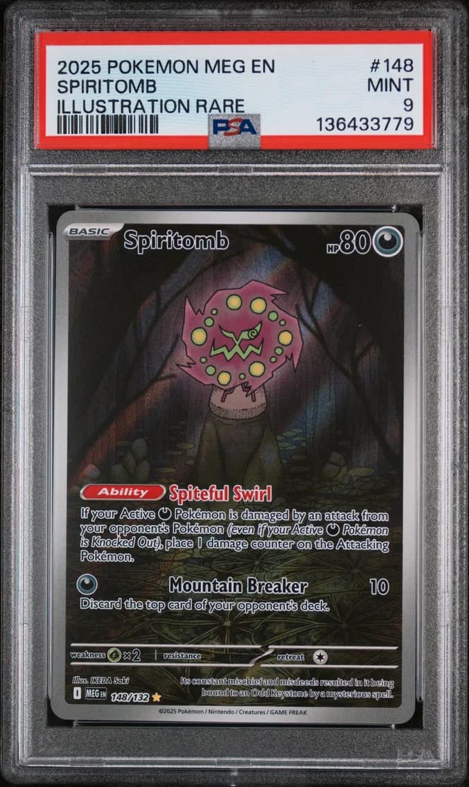 Spiritomb, Mega Evolution, PSA 9