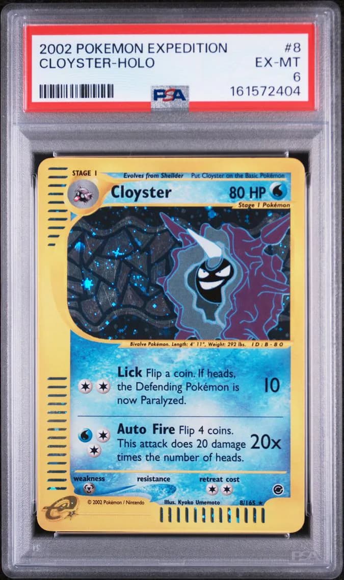 Cloyster-Holo, Expedition, PSA 6