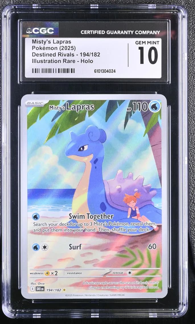 Misty's Lapras, Destined Rivals, CGC 10