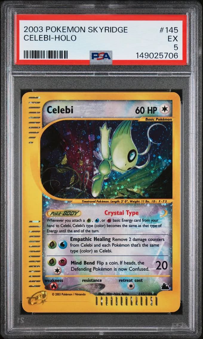 Celebi-Holo, Skyridge, PSA 5