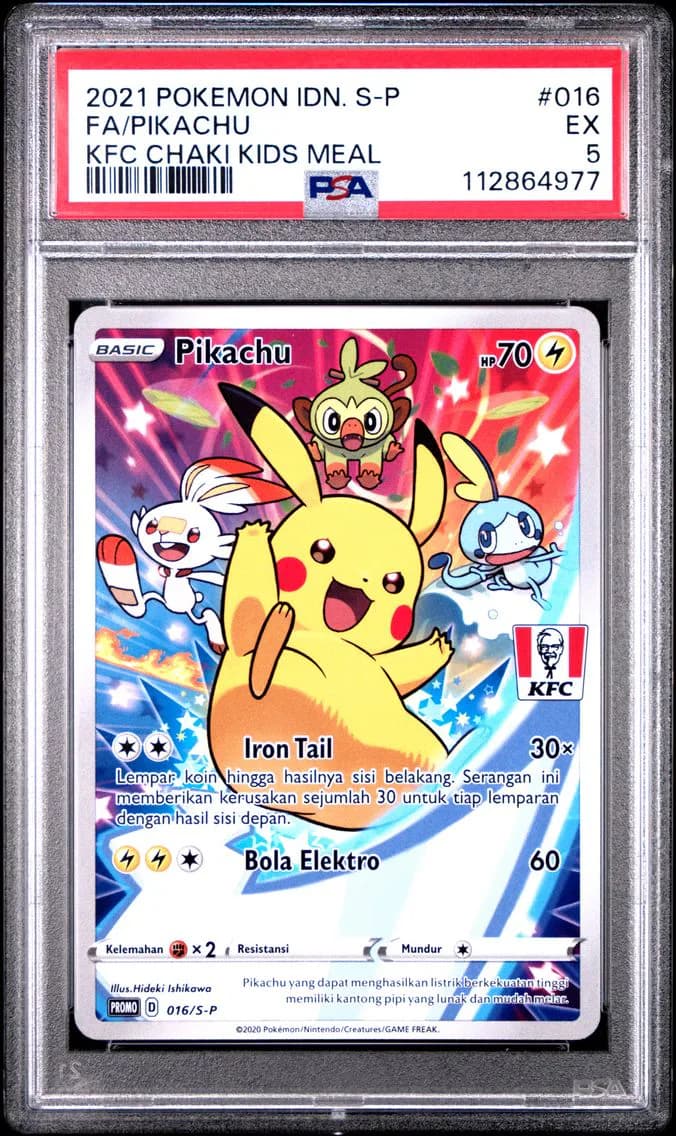 Pikachu, Indonesian S Promo, PSA 5