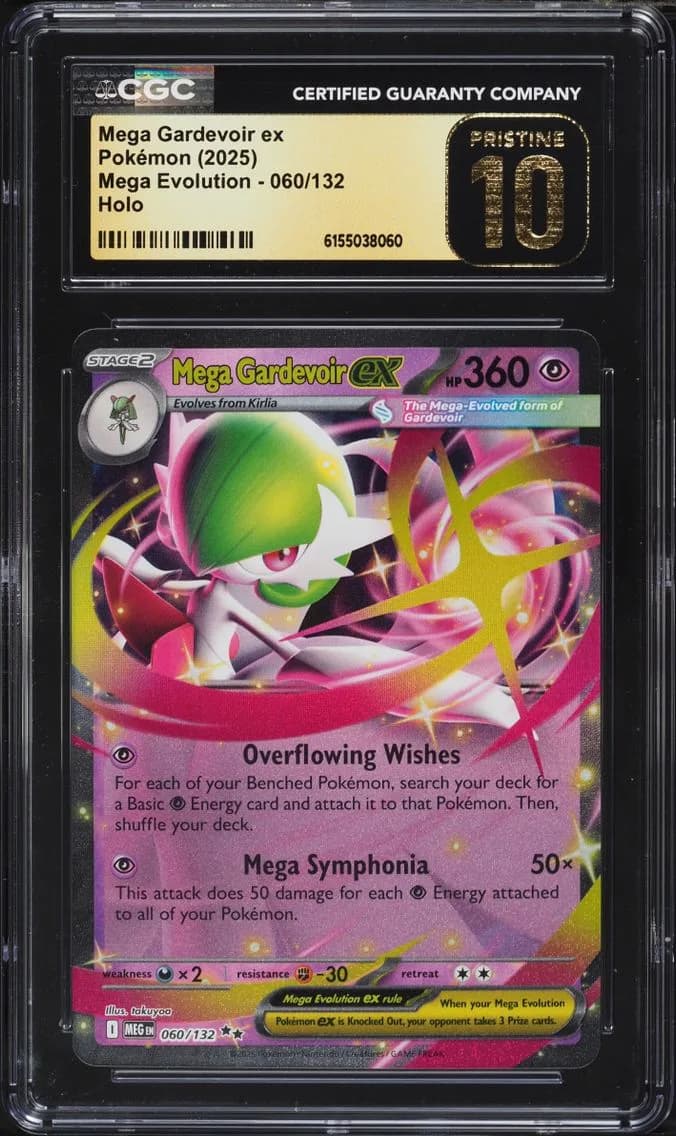 Mega Gardevoir Ex, Mega Evolution, CGC 10
