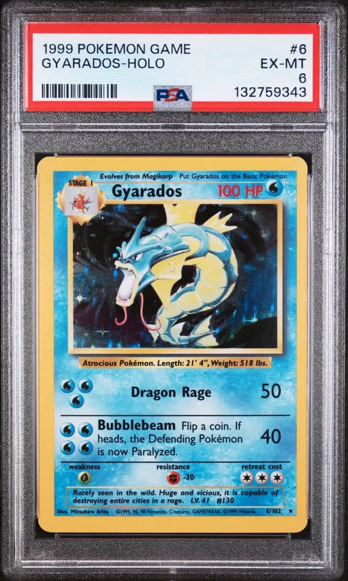 Gyarados-Holo, Game, PSA 6