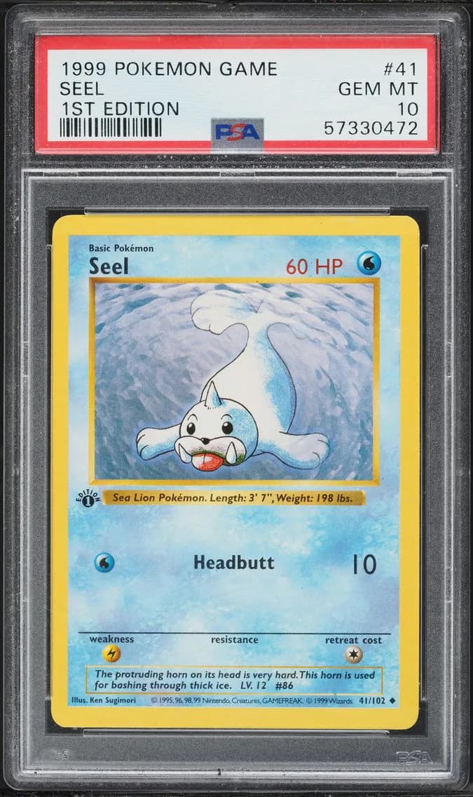 Seel 1st Edition, Game, PSA 10