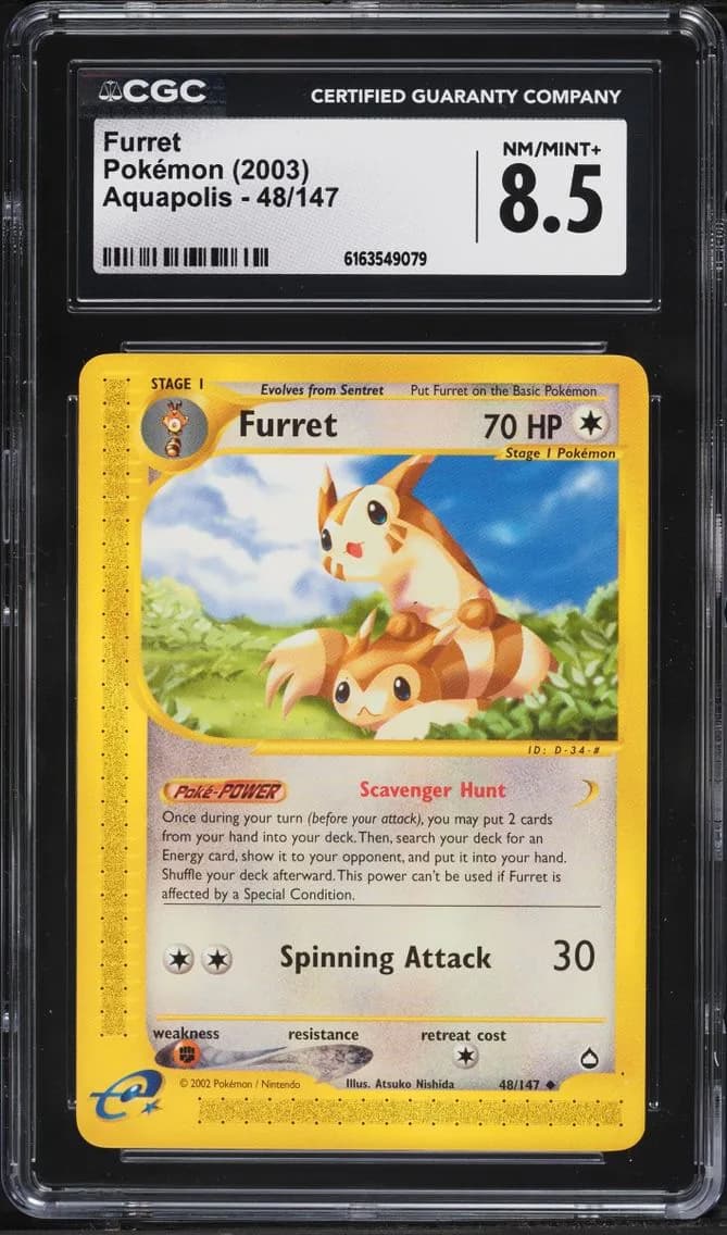 Furret, Aquapolis, CGC 8.5
