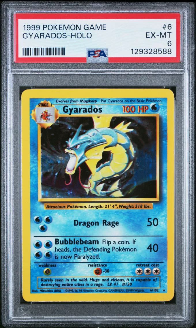 Gyarados-Holo, Game, PSA 6