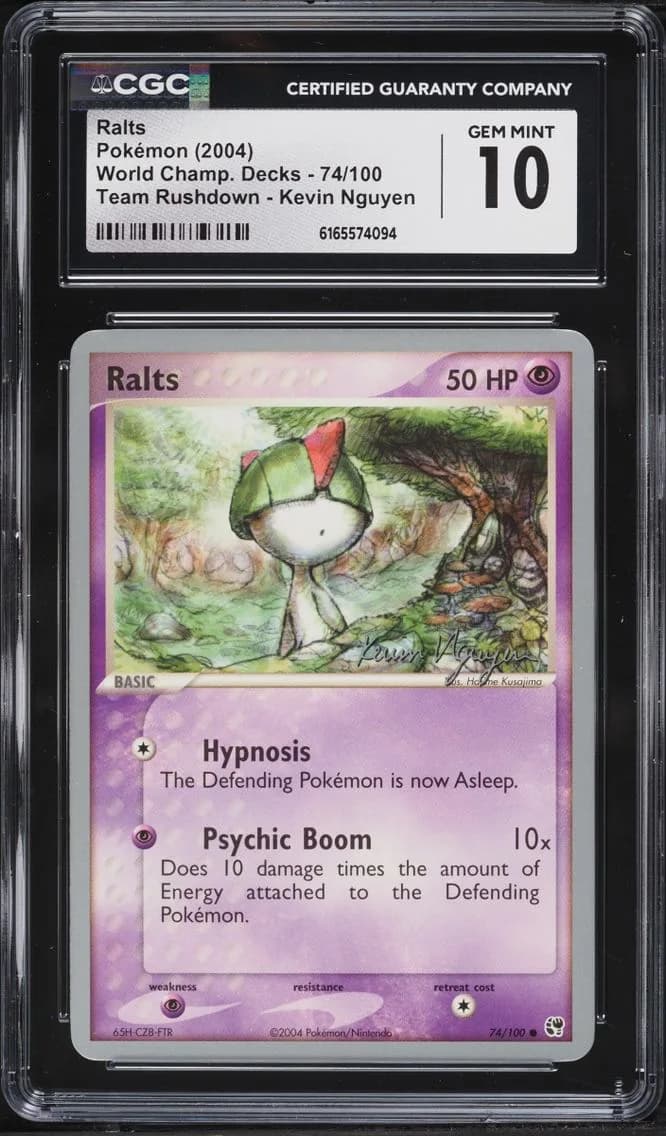 Nguyen Ralts, World Championship Decks, CGC 10
