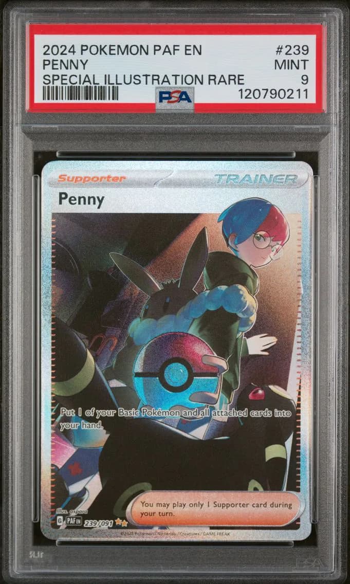 Penny, Paldean Fates, PSA 9