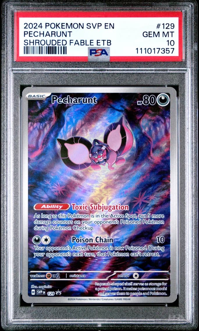 Pecharunt, SV Black Star Promo, PSA 10