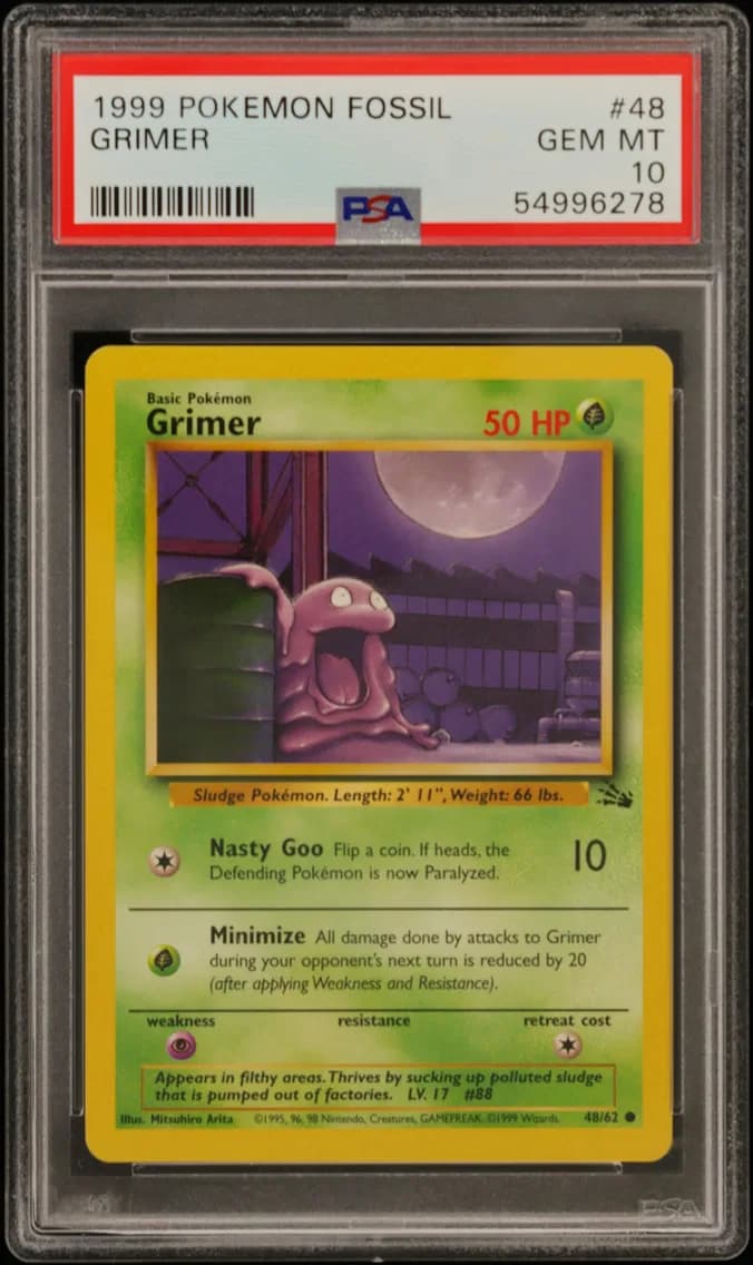 Grimer, Fossil, PSA 10