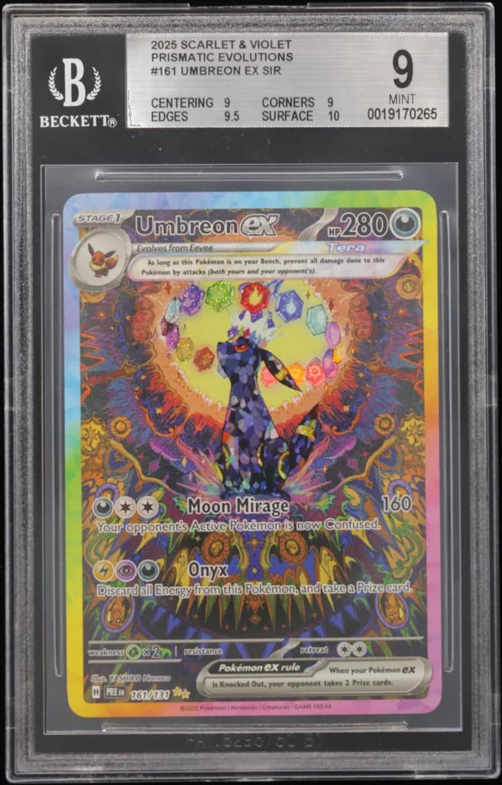 Umbreon ex SIR, TCG Scarlet & Violet Prismatic Evolutions, BGS