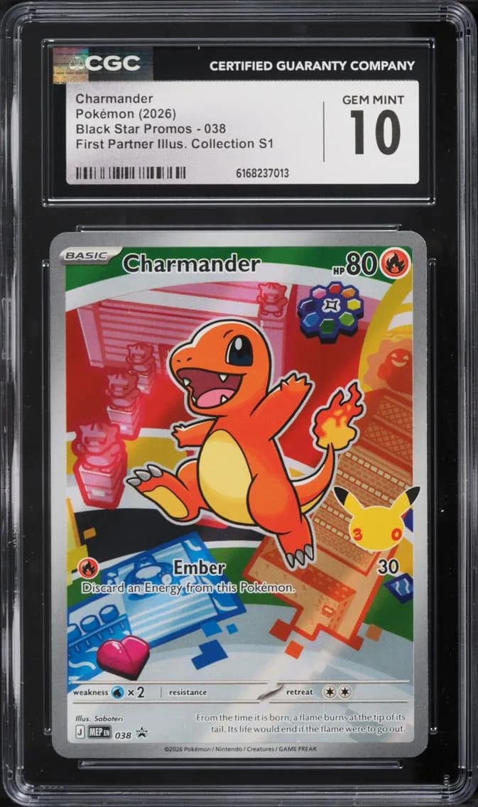 Charmander, Black Star Promos - Mega Evolution MEP EN, CGC 10