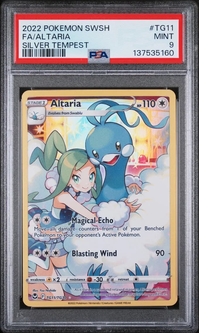 Altaria, Sword & Shield Silver Tempest, PSA 9