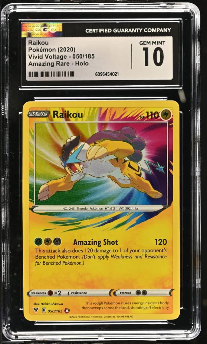 Raikou, Vivid Voltage, CGC 10