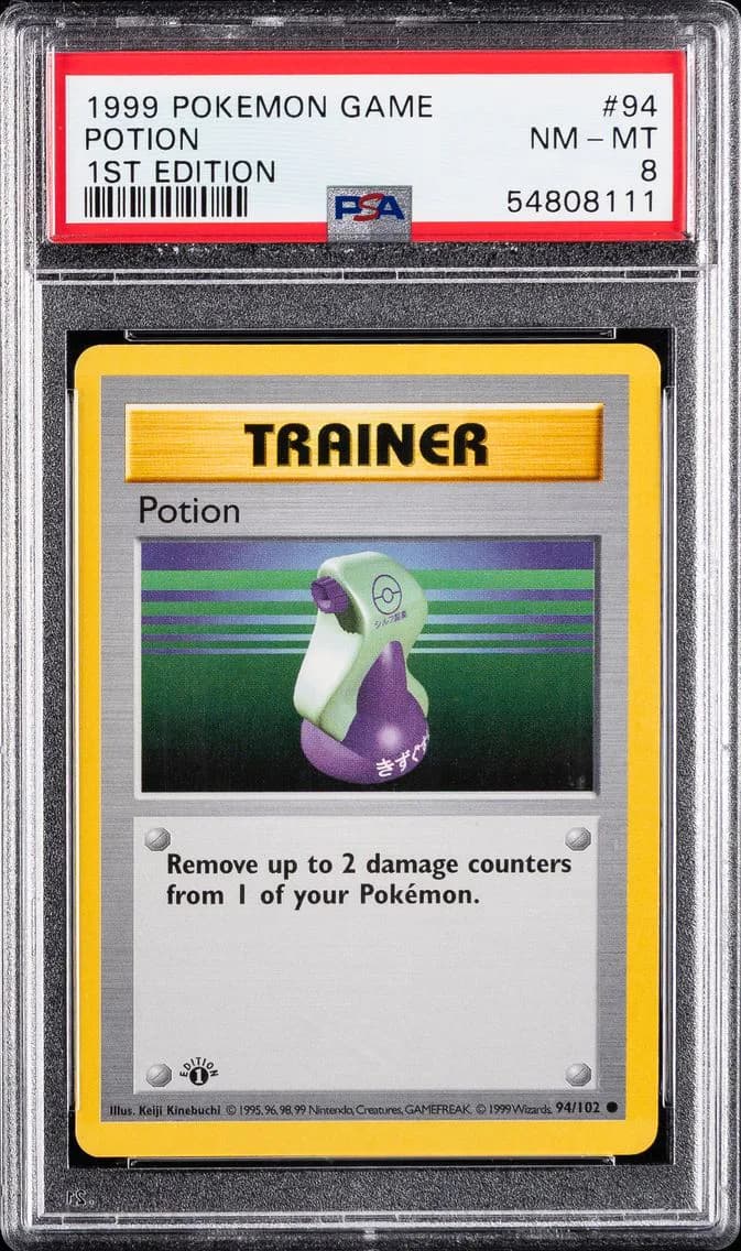 Potion 1st Edition, Game, PSA 8