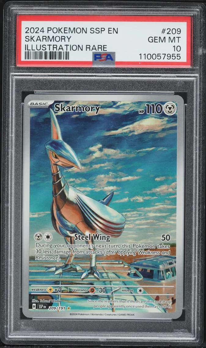 Skarmory, Surging Sparks, PSA 10