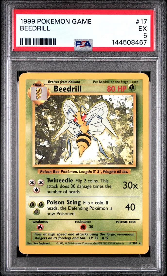 Beedrill, Game, PSA 5