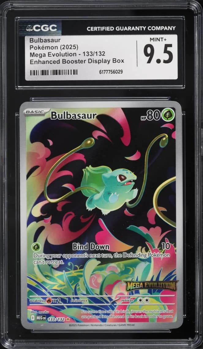 Box Bulbasaur, Mega Evolution, CGC 9.5