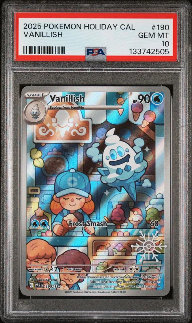 Vanillish, Holiday Calendar, PSA 10