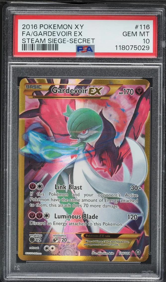 Gardevoir EX, XY Steam Siege, PSA 10