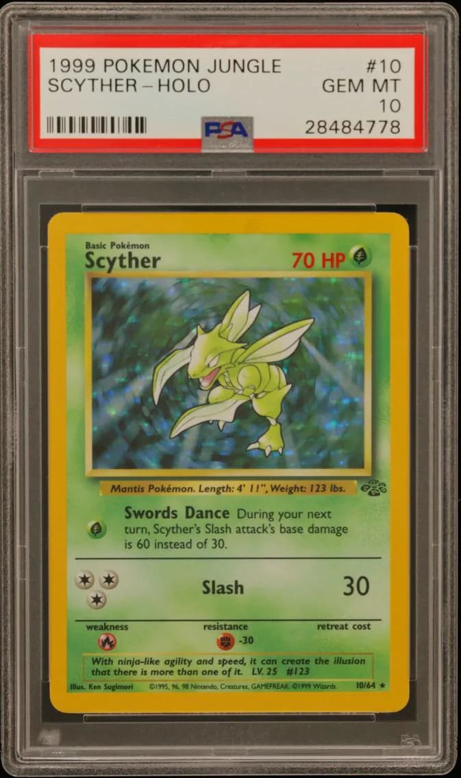 Scyther-Holo, Jungle, PSA 10