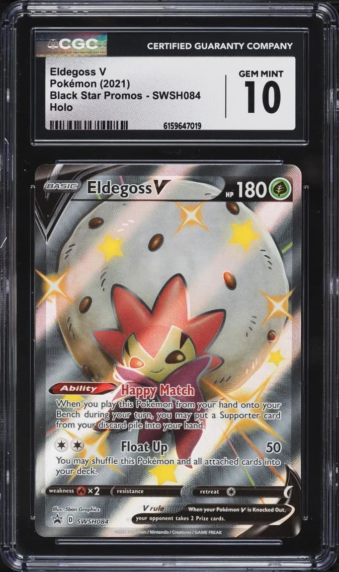 Eldegoss V, Black Star Promos - Sword & Shield, CGC 10