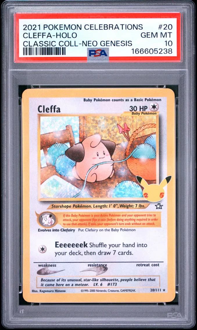 Cleffa-Holo, Celebrations Classic Collection, PSA 10