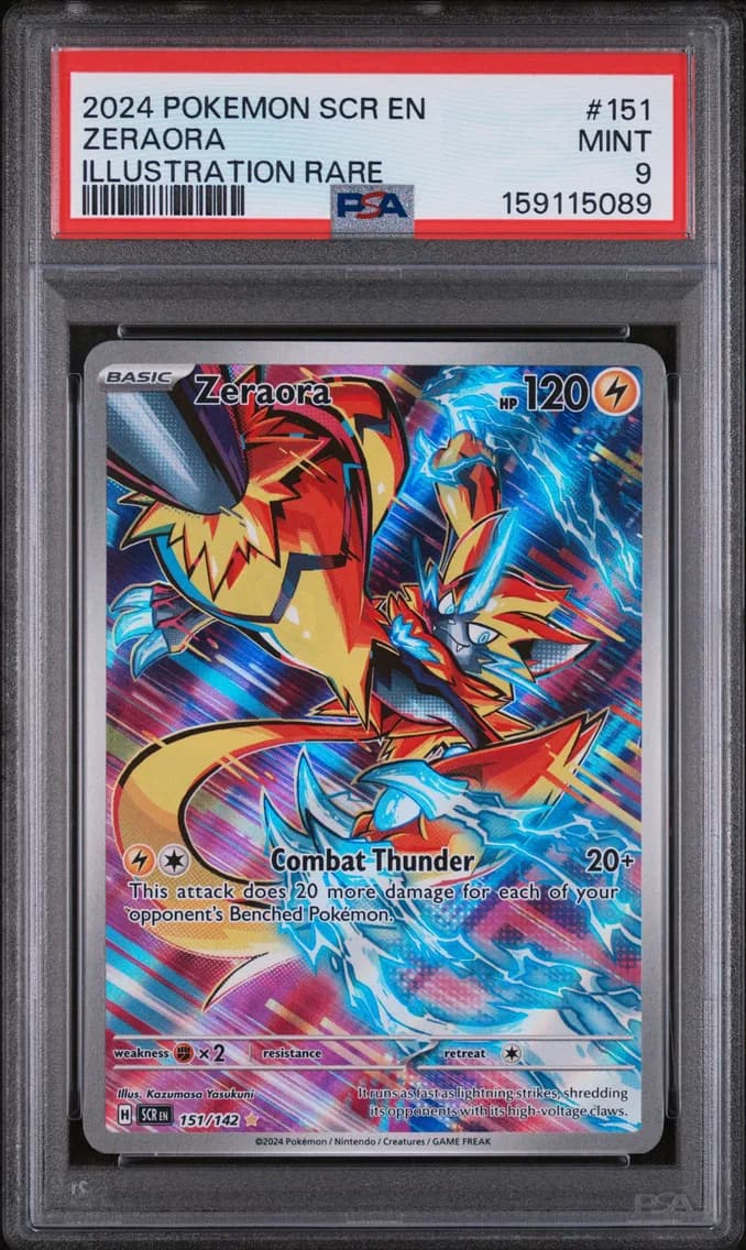 Zeraora, Stellar Crown, PSA 9
