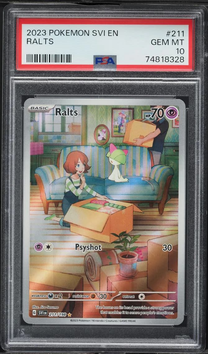 Ralts, Scarlet & Violet, PSA 10