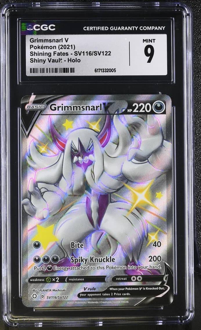 Grimmsnarl V, Shining Fates, CGC 9