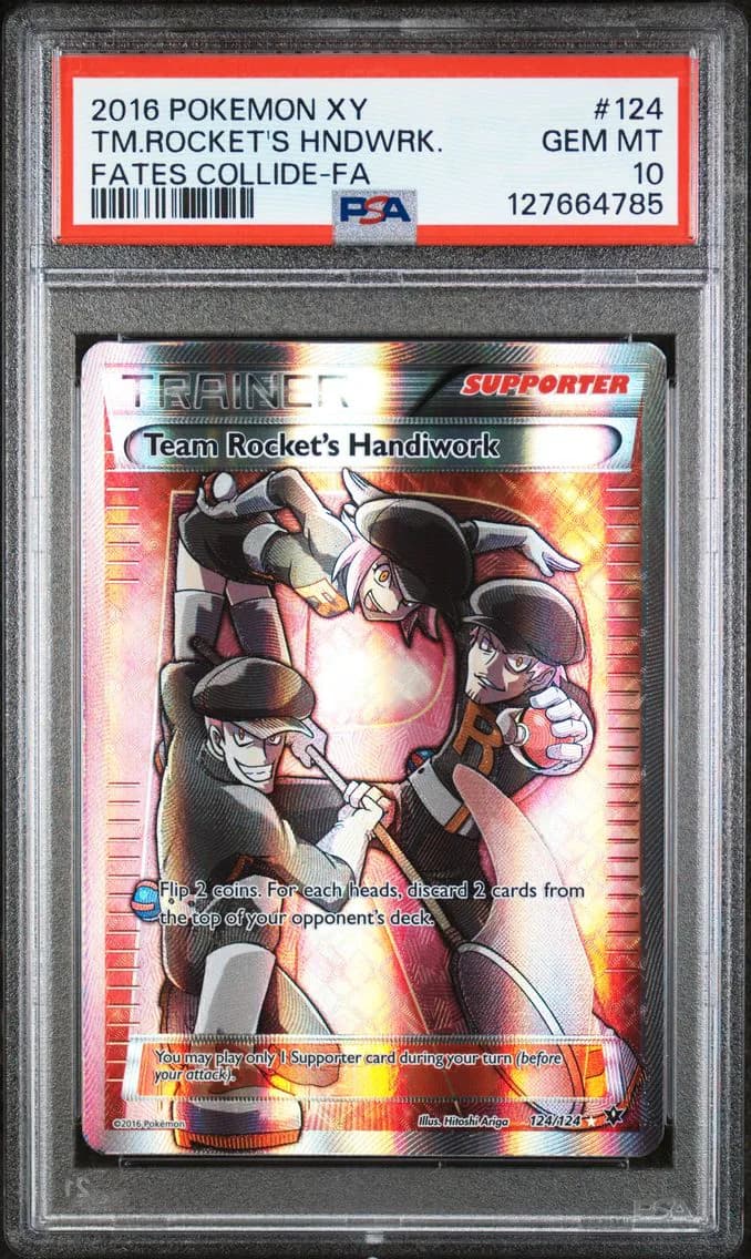 Team Rocket's Handiwork, XY Fates Collide, PSA 10