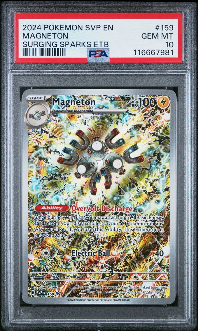 Magneton, SV Black Star Promo, PSA 10
