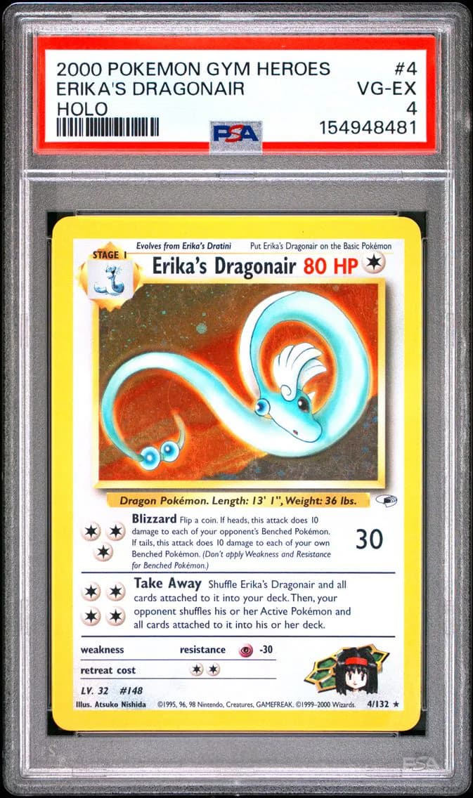 Erika's Dragonair, Gym Heroes, PSA 4