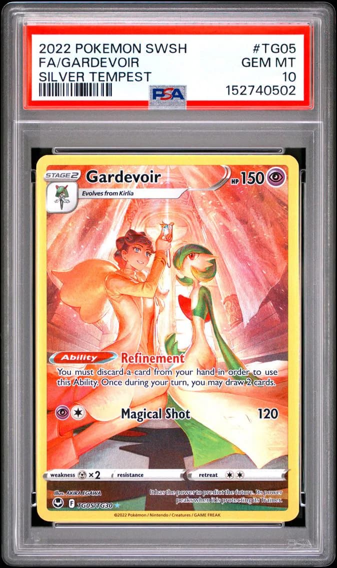 Gardevoir, Sword & Shield Silver Tempest, PSA 10